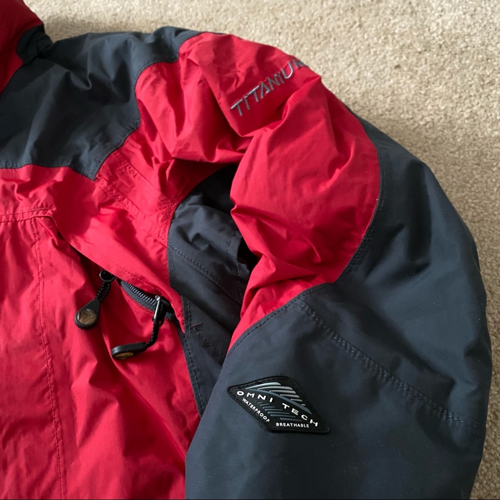 Columbia 3 in 1 jacket coat women's S red grey - Picture 16 of 16